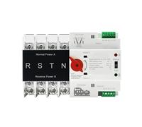 Dual Power Automatic Transfer Switch, Interruptor de transferencia automático trifásico de doble potencia, 100 A, 380 V CA, carril DIN, 4 polos(110V)