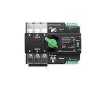 Dual Power Automatic Transfer Switch, Mini interruptor de transferencia automática de doble potencia, montaje en riel DIN, TOQ7 PV, 2P, 3P, 4P, 63 A-125 A, 220 V-230 V(100a,3P L N 220V-230V)