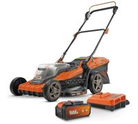 Dual Power Batería PODDPGLWS2 Cortacésped 40V con Batería y Cargador Incluidos, Ancho de Corte 420mm