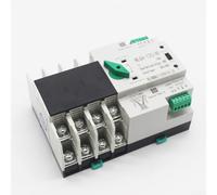 Dual Power Conmutador automático 400 V 4P para fotovoltaica y red eléctrica, interruptor ATS DIN con función manual/automática, 25 A/32 A/63 A, tiempo de conmutación de 30 ms, para inversor solar (32