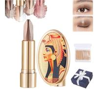 Dual-Tone Luxury Lazy Eyeshadow Stick, Aplicar el maquillaje en un solo golpe,Dual-Tone Luxury Lazy Eyeshadow Stick,Dos tonos de sombra de ojos en barra con espejo (04)