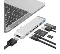 Dual type-c USB C MacBook Pro a HDMI TF lector de tarjetas SD HUB estación de acoplamiento 4K