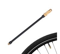 Dual-Valve Bike Pump Hose - Tyre Inflation Adapter | Heavy-Duty Rubber with Wide Fit, Easy to Attach Pump Hose for Road Trips, Travel, Mechanics, Trucks Suvs Sedans Beginners and Professionals