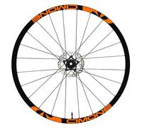 DualColorStampe Pegatinas para llantas de bicicleta de 26 pulgadas - 27,5 pulgadas - 28 - 29 pulgadas rueda de bicicleta MTB Bike Stickers Llantas MTB CIMONE B0152 (27,5 pulgadas, naranja 35)