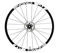 DualColorStampe Pegatinas para llantas de bicicleta de 26 pulgadas - 27,5 pulgadas - 28 - 29 pulgadas - Rueda de bicicleta MTB Bike Stickers Llantas MTB CIMONE B0152 (26 pulgadas, blanco brillante)