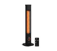 DualisHeat 2000W Calefaccion Infrarrojos Exterior Negro