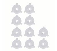 Dualoai 10 Piezas de Anillos reductores de Pantalla de lámpara, adaptadores de Anillos de lámpara, Accesorios de lámpara, convertidores livianos, E27 a 11 mm