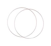 Dualoai 2 Aros Metálicos Florales Circulares para Colgar en La Pared, Ideales para Manualidades, Y Colgadores de Plantas, Diámetro 55 Cm