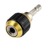Dualoai Adaptador de Mandril con Soporte Autoblocante, Convertidor, Conector Profesional de 60 Mm de Longitud para Cabezal de Mandril.