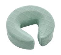 Dualoai Almohada de Masaje Universal para La Cara, Cabeza Y Cuello, con Espuma Viscoelástica, Ideal para Camas, Spa, Oficina Y Salón de Belleza, Verde, tal como se describe