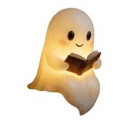 Dualoai Bonita Lámpara de Lectura, Estatua Elegante, Decoración de Halloween, Luz nocturna LED 3D de Halloween, Regalos de cumpleaños, Lámpara Decorativa para Estudio.