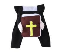 Dualoai Disfraz de Halloween para Mascota, para Cachorro, Accesorios Cómodos, Ropa para Gatitos, Senderismo Al Aire Libre, XL