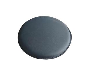 Dualoai Funda de Repuesto para Taburete Redondo de Bar - Impermeable Y, Negro, Individual