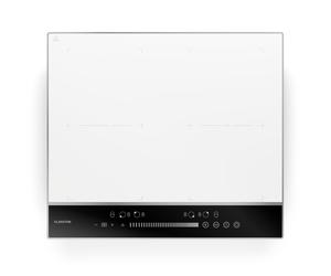 DualTone 60cm 2 Zonas flexibles Placa de Inducción 4 Fuegos Blanco