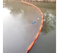 DUANHOZ Barrera Flotante de contención de petróleo de PVC, Reutilizable, de 10 m/20 m, para protección contra derrames de Agua, Respuesta a emergencias en Puertos Deportivos y ma