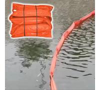 DUANHOZ Barrera Flotante Reutilizable de PVC para contención de derrames de petróleo, Barrera Flotante para el Control de la contaminación Marina y fluvial, solución de Respuesta