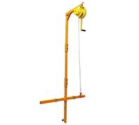 DUANHOZ Herramienta de elevación con grúa para instalación de Aire Acondicionado, cabrestante autoblocante con Soporte para Unidad Externa (Soportes de 5 HP + cabrestante de 15 m