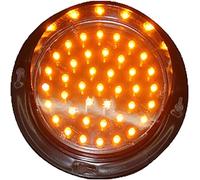 DUANHOZ Lente de semáforo LED de 4" - Señal de Advertencia de Aislamiento Social para Plantas de producción, 12 V - Luz de Seguridad de Alta Visibilidad para una gestión eficaz d