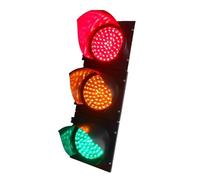 DUANHOZ Semáforo LED de 12 Pulgadas - Rojo/Amarillo/Verde - Luz de Stop Industrial para Cruces y vías Escolares - Carcasa de PC Resistente, Fuente de alimentación de 220 V