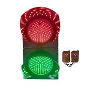 DUANHOZ Semáforo LED de Parada de tráfico - Lámpara de Pared roja y Verde, luz indicadora de Muelle Industrial - CA 220 V, señal de Seguridad para vehículos y peatones
