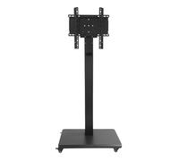 DUANHOZ Soporte de TV móvil con Ruedas - Soporte de Suelo portátil para Pantallas Planas LED de 32 a 65 Pulgadas, hasta 100 kg, con fijación Horizontal y Vertical (Negro)