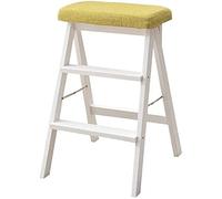 DUANHOZ Taburete de Madera, Taburete Plegable, taburetes, escaleras Plegables, taburetes para el hogar, Escalera portátil, Silla para Adultos, Taburete de Cocina, Banco Alto de m