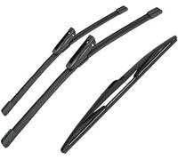 DuanRQ Escobillas Limpiaparabrisas Frontal, Fácil Instalación para Coche | para Citroën C4 Picasso MK1 (2008-2013) 30"+30"+14" silencioso, repuesto para coche