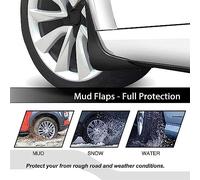 DuanRQ Faldillas antibarro para Carrocería para Audi Q7 2007-2023, Salpicaduras De Vehículos Aletas del Fango del Coche Guardabarros del Chapoteo