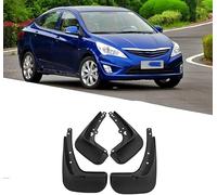 DuanRQ Faldillas antibarro para Carrocería para Hyundai Verna 2010-2013, Salpicaduras De Vehículos Aletas del Fango del Coche Guardabarros del Chapoteo