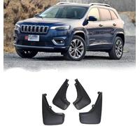 DuanRQ Faldillas antibarro para Carrocería para Jeep Cherokee 2014-2023, Salpicaduras De Vehículos Aletas del Fango del Coche Guardabarros del Chapoteo