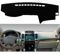 DuanRQ Fundas de salpicadero para Coche para Toyota Land Cruiser Prado j120 2003-2009, Cubierta Antideslizante De Tablero Protector Solar Proteger Alfombra Salpicadero