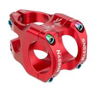 DUANSIYU Potencia Bicicleta Carretera Puente Ajustable Road Mountain Bike Table 31.8 Stem Riser 28.6 Pipe Ciclismo Bicicleta Manillar Short 35mm(Red)