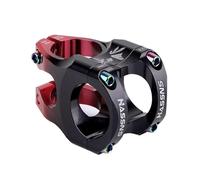 DUANSIYU Potencia Bicicleta Carretera Puente Ajustable Road Mountain Bike Table 31.8 Stem Riser 28.6 Pipe Ciclismo Bicicleta Manillar Short 35mm(Black Red)