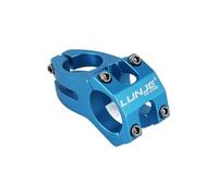 DUANSIYU Potencia Bicicleta Carretera Puente Ajustable Road Mountain Bike Table 31.8 Stem Riser 28.6 Pipe Ciclismo Bicicleta Manillar Short 35mm(Blue2)