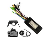 DUANSIYU Regulador Patinete Electrico Controlador de Bicicleta eléctrica, Conjunto Completo, Controlador Onda sinusoidal 26 A, Pantalla aceleración 8 Pas, Adecuado for Motores 36 V/48 V, 500 W/750 W