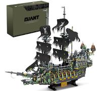 DUANT 39107 The Flying Dutchman - Kit de construcción de barco pirata de 2434 piezas, modelo de barco pirata grande con soporte de exhibición, juego de bloques de construcción detallados para adultos