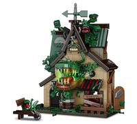 DUANT Juego de bloques de construcción de casa de plantas carnívoras, Street Scene Series MOC, una casa aterradora adecuada para que los adultos la coleccionen y exhiban.