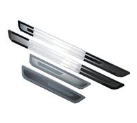 DUAZEP 4Pcs Coche Exterior Protector Decoración Estribos para Polestar 2 I 2020-2024, Acero Inoxidable Antideslizante Antiarañazos Sticker Accesorios