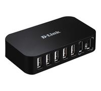 D-Link DUB-H7 USB 2.0 Type-B 480 Mbit/s Negro