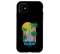 Dubai Burj Khalifa Art Modern Travel Poster Eau Carcasa para iPhone 11