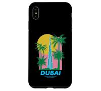 Dubai Burj Khalifa Art Modern Travel Poster Eau Carcasa para iPhone XS MAX