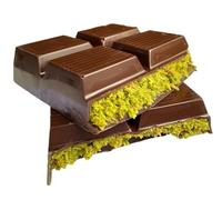 Dubai Chocolate 90 g, con chocolate, pistacho y kadaif y muchas otras variedades, pistacho, adhesivo de Heartforcards®