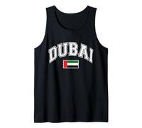 Dubái Dubai UAE United Arab Emirates bandera Camiseta sin Mangas