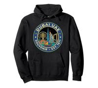 Dubai Eau Round Travel Souvenir City Landmark Regalo turístico Sudadera con Capucha