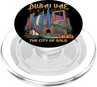 Dubai Eau Viaje Souvenir City Landmark Turista Regalo PopSockets PopGrip para MagSafe