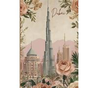 Dubai Travel Journal - Vintage Floral Edition | Cute Notebook to Record UAE Adventures | Souvenir Gift for Girls, Teens & Women | 120 Wide-Ruled Pages, Paperback