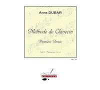 Dubar methode de clavecin 1ere annee volume 1 harpsichord book