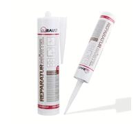 Dubaust REP24 Mortero de reparación Masilla para juntas Cemento exprés Cartucho de 310 ml Masilla gris de cemento (1)