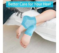 Dubbulon Calcetines de talón hidratantes para mujeres, calcetines de tacón de gel | Heat Foot Care Calcetines hidratantes - Hidratación profunda de Spa & Sleep, cuidado de la piel áspero para pies