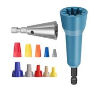 Dubbulon Giratorias para Conectores de Cables,Conector De Alambres Para Atornilladora | Accesorio Taladro Pelacables para Electricistas Herramientas de Construcción Trabajo Industrial Reparación